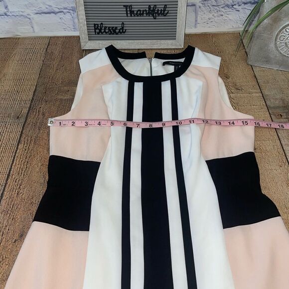 BCBGMAXAZRIA ELOISE COLOR-BLOCKED SHEATH DRESS MUV6X845/M202 SIZE 8 - Picture 10 of 12
